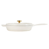Tramontina Sartén con Tapa de Hierro Fundido Esmaltado Latte 30 cm - 3,8 L