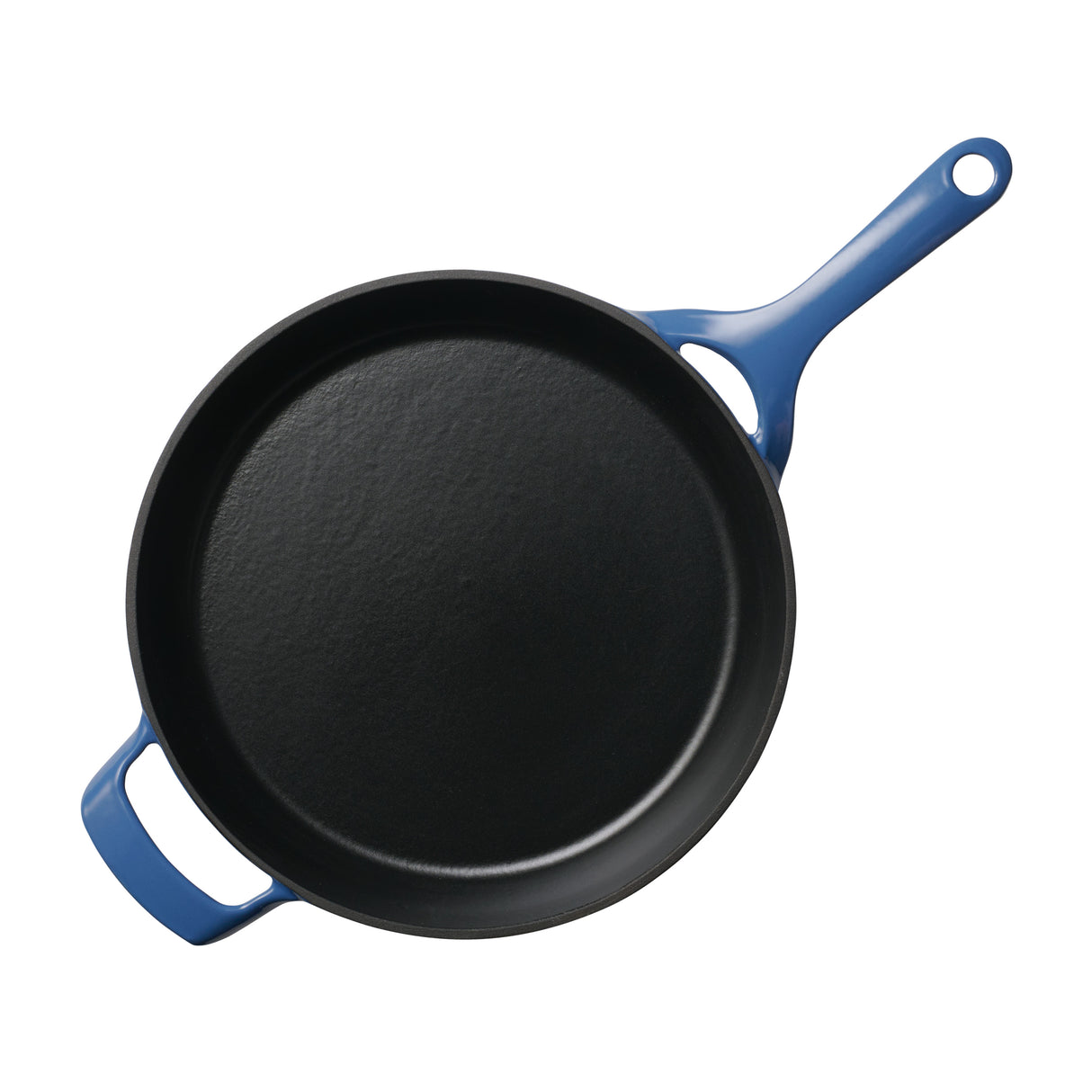 Tramontina Sartén sin Tapa de Hierro Fundido Esmaltado Azul 30 cm - 3,8 L