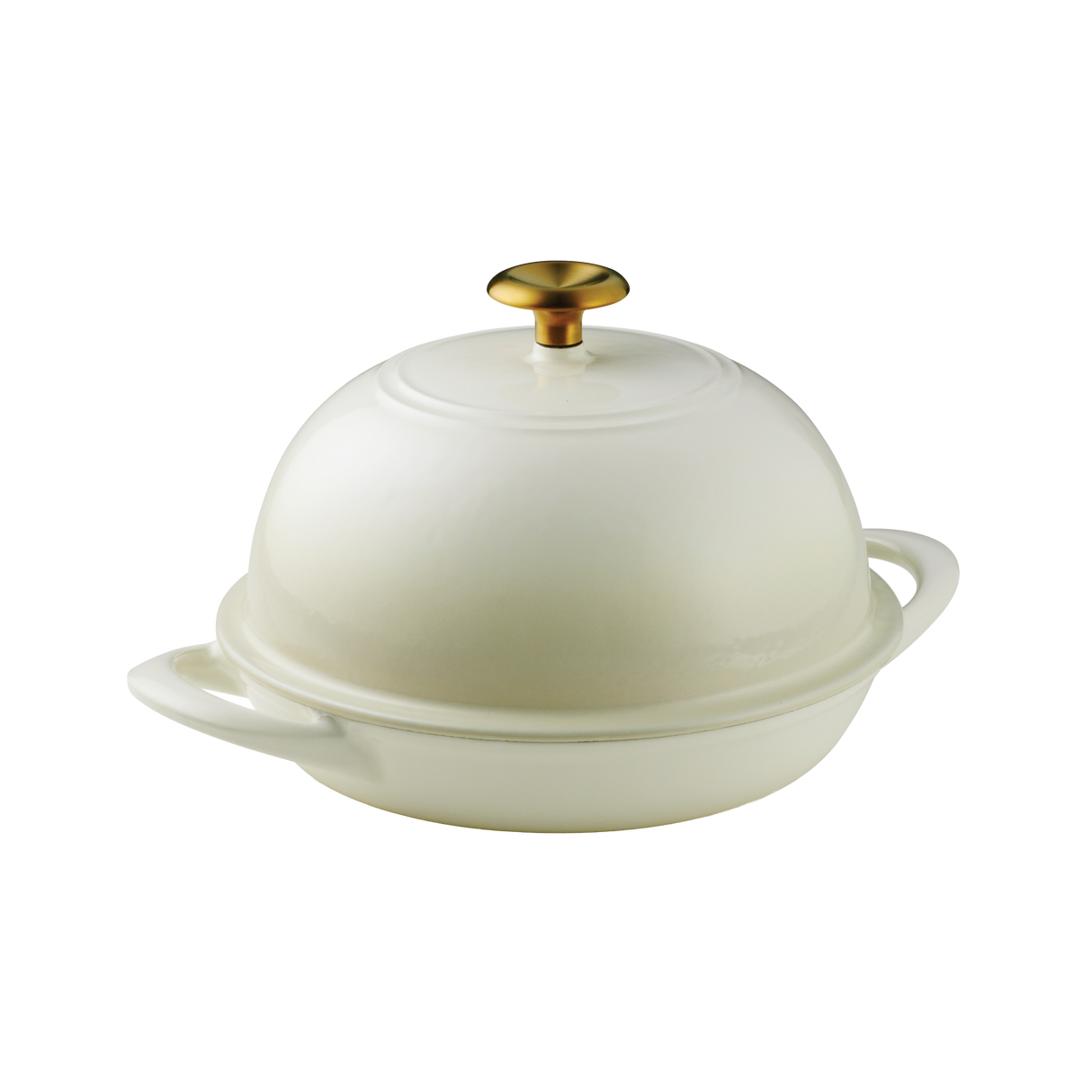 Tramontina Cazuela Horno para Pan de Hierro Fundido Esmaltado Latte 24 cm - 1,6L