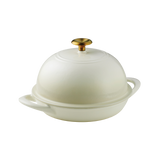 Tramontina Cazuela Horno para Pan de Hierro Fundido Esmaltado Latte 24 cm - 1,6L