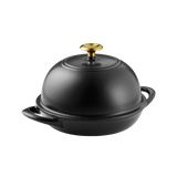 Tramontina Cazuela Horno para Pan de Hierro Fundido Esmaltado Negro 24 cm - 1,6L