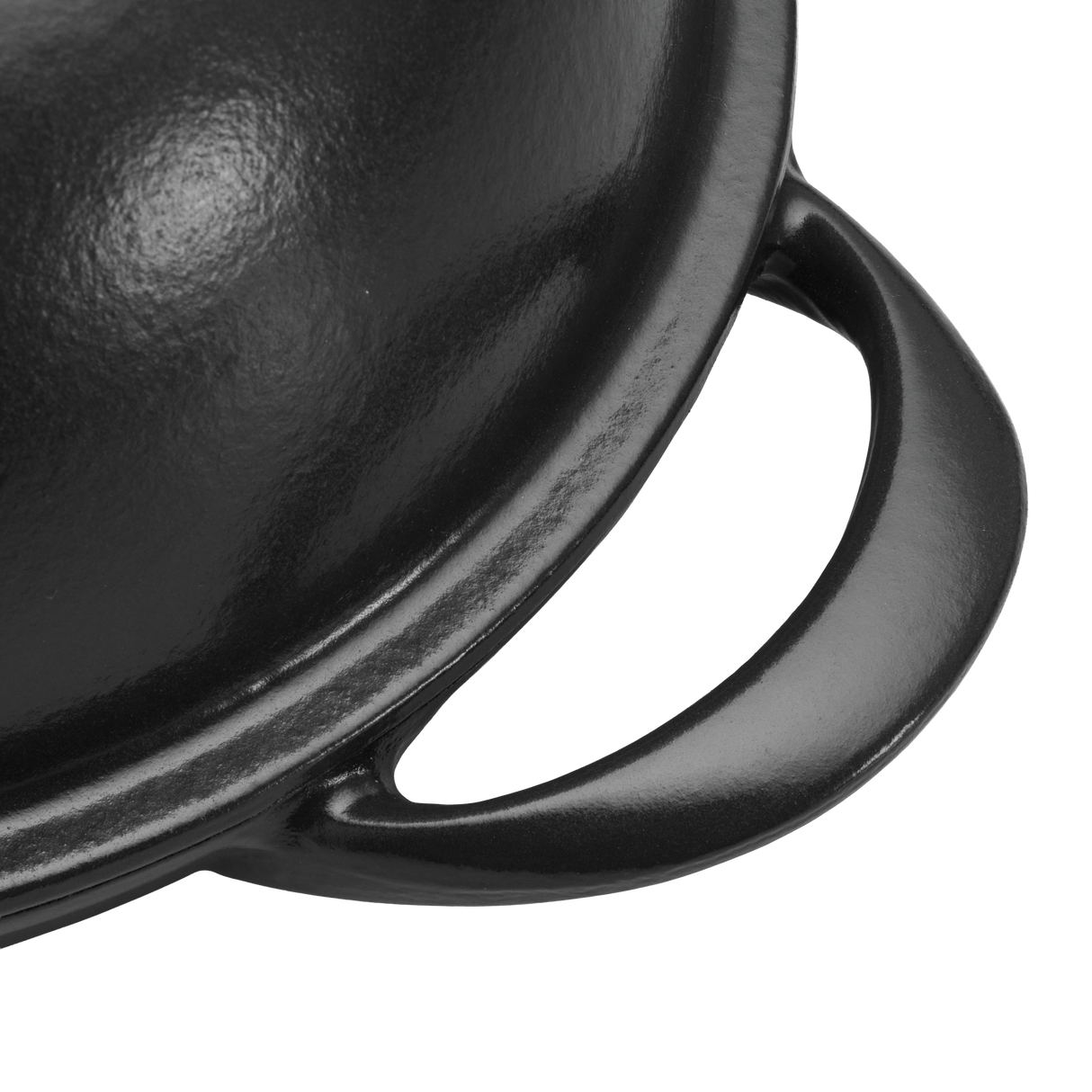 Tramontina Cazuela Horno para Pan de Hierro Fundido Esmaltado Negro 24 cm - 1,6L