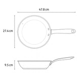 Tramontina Sartén de Acero Inoxidable Fondo Triple Tempo 25 cm 2,1L