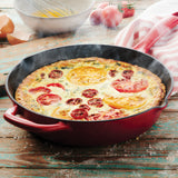 Tramontina Sartén de Hierro Fundido Esmaltado sin Tapa Rojo Bestow 25 cm 2,3L