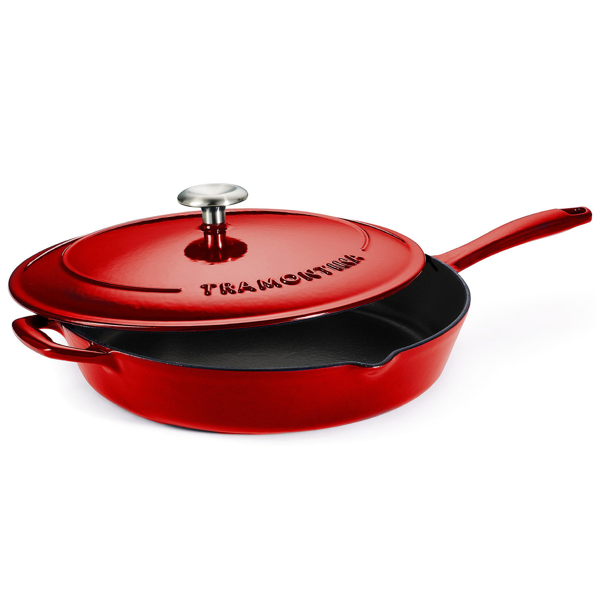 Tramontina Sartén de Hierro Fundido Rojo Bestow 30 cm 3,2L
