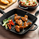 Tramontina Sartén Parrilla de Hierro Fundido Precurada Titanex 27 cm 2,1L
