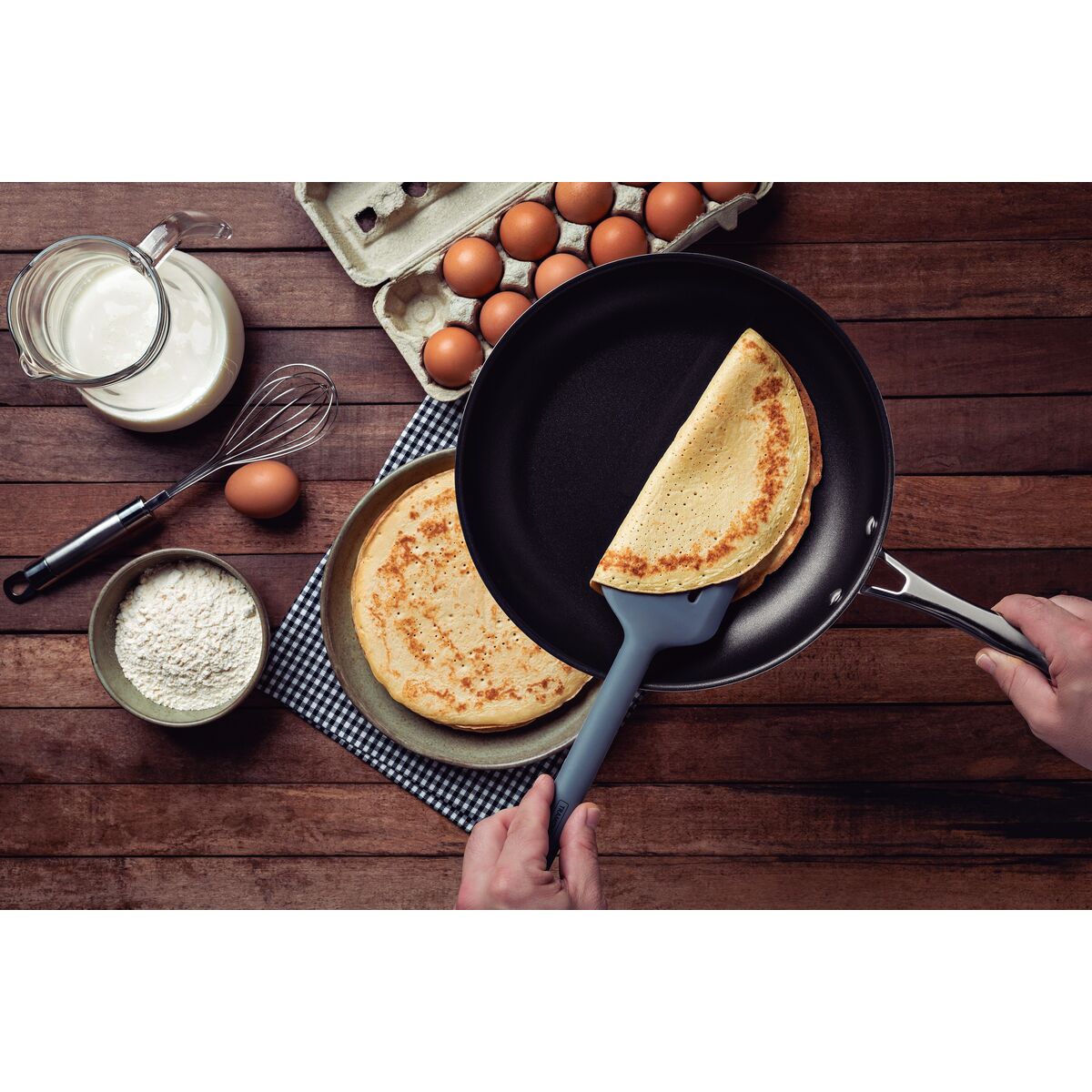 Sartén con Antiadherente Tri-Ply Grano 20 cm - 1,2L
