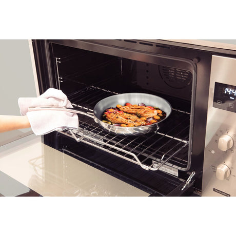 Tramontina Sartén Tri-Ply Grano de Acero Inoxidable 26 cm