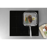 Tramontina Sartén Parrilla Tri-Ply Grano de Acero Inoxidable 26 x 26 cm