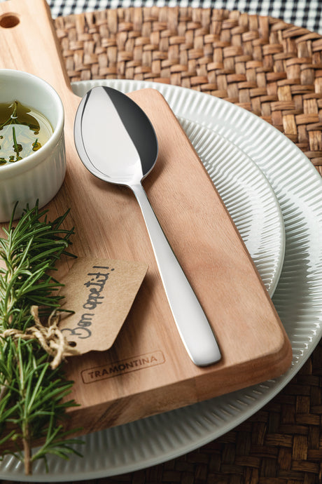 Tramontina Cuchara de Mesa de Acero Inoxidable Amazonas 12 unidades