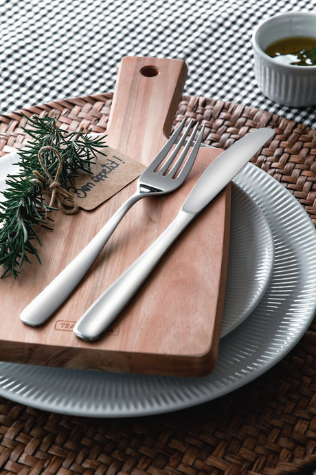 Tramontina Tenedor de Mesa de Acero Inoxidable Amazonas 12 unidades