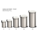Cubo de basura Acero Inoxidable 12L