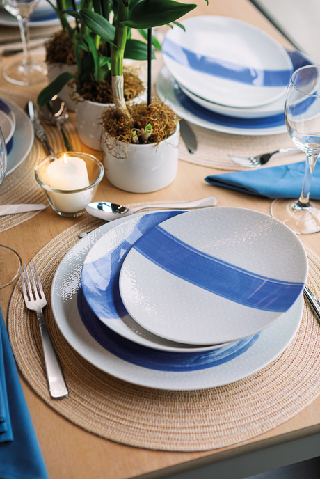 Tramontina Juego de Platos Hondo porcelana Soho 22 cm 6 piezas