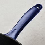 Tramontina Sartén Parrilla de Hierro Fundido Esmaltado Azul Bestow 27 cm 2,3L