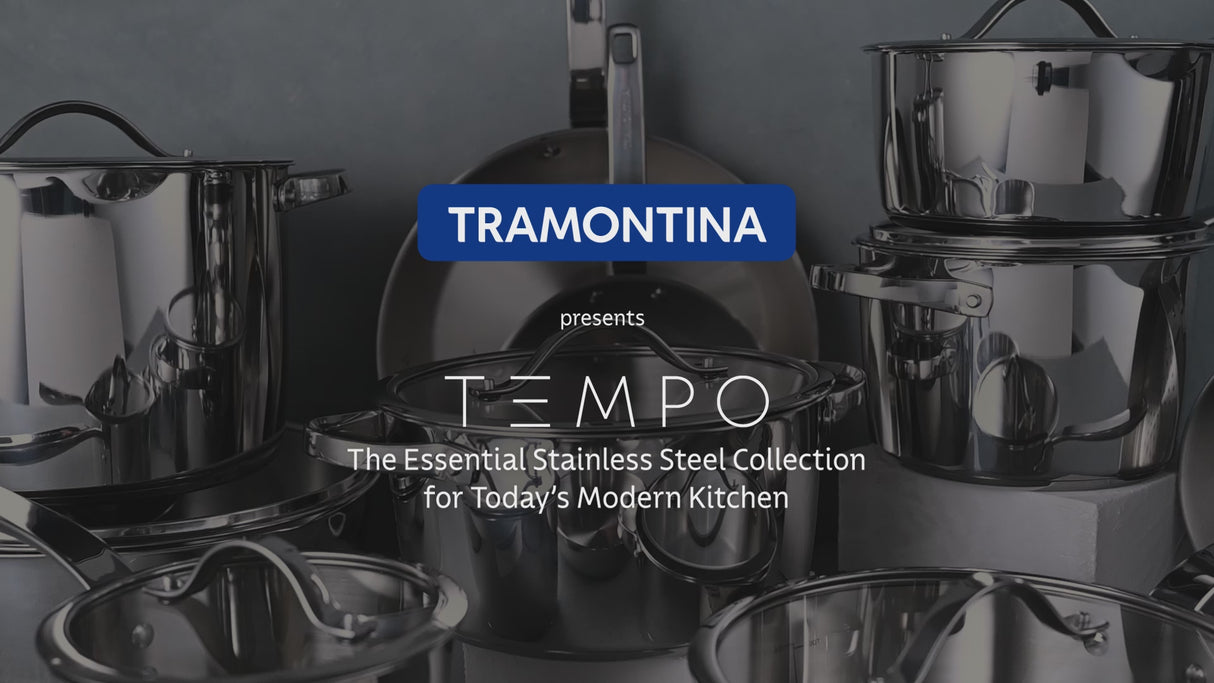 Tramontina Sartén de Acero Inoxidable Fondo Triple Tempo 20 cm